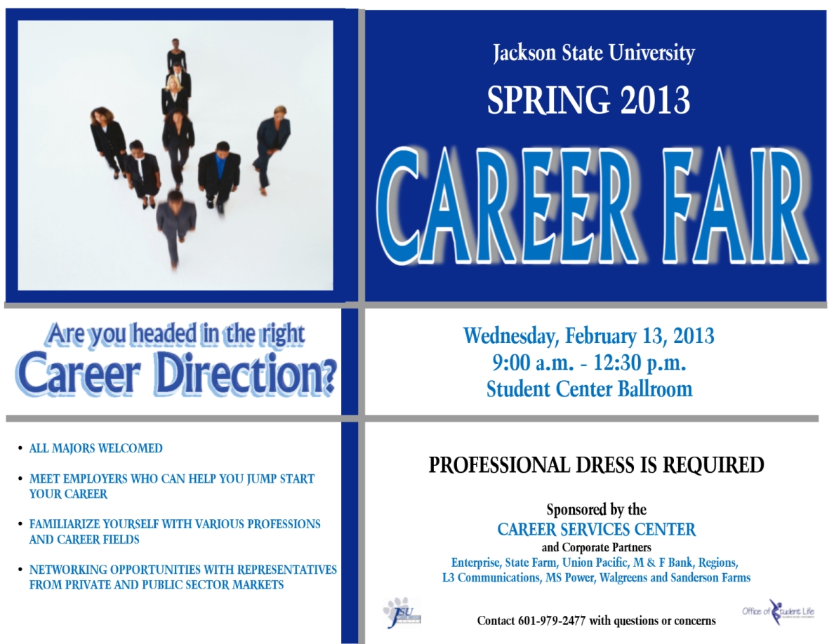 Spring Career Fair  2013 Flyer