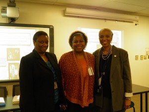 L to R: Dr. Debra Buchanon, Dr. Preselfannie McDaniels, Dr. Nola Radford
