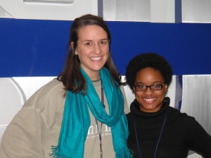 L to R: Hailey Henderson, Crystal L. Hampton