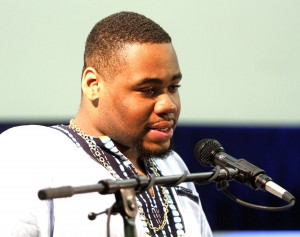 E.J. Boddy, a youth participating in a national education conference on April 24 at Jackson State University. (Photo by Charles A. Smith)