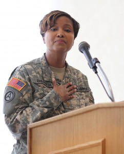 Major DeRitha Barber, U.S. Army.