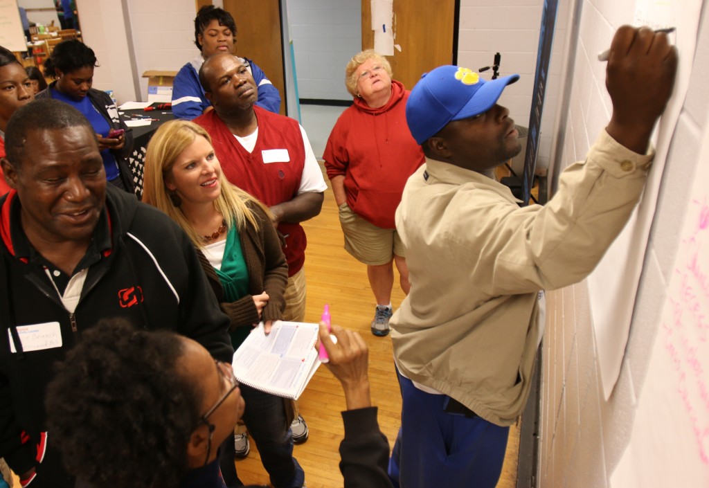 PAL team members compete Thursday, Nov. 7, 2014, at JSU