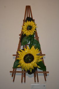 Sunflowers by Hyun Chong Kim, JSU professor of art and ceramics, is one of several works to be shown at an American, Korean and Chinese Group Exhibition at the College of Liberal Arts Gallery on the first floor of the Dollye M.E. Robinson Building starting Thursday, Jan. 15.