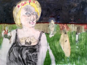 "Genteely Subversive," part of an exhibition by Alabama artist Kathryn Jill Johnson, is on display through March 5.