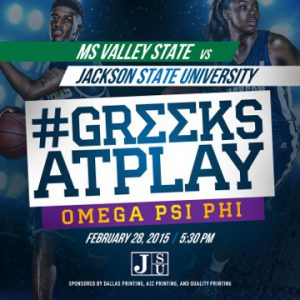 #GREEKSATPLAY feb28 MVSU