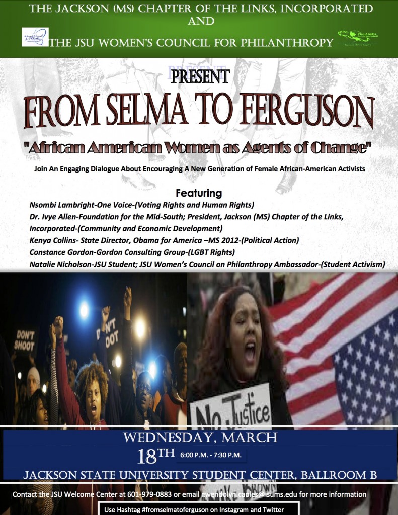 Final From Selma to Ferguson Forum