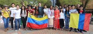 International students at Jackson State University joined in International Week celebrations on campus Wednesday, March 25, 2015. (Photo by Charles A. Smith, JSU)