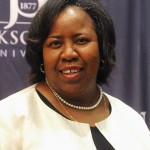 Loretta A. Moore, Ph.D., vice president for Research and Federal Relations.