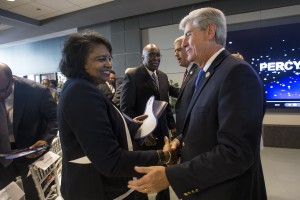 Gov. Phil Bryant was among politicians participating in the event at Jackson State University. (Photo by Charles A. Smith/JSU)