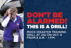 Professionals from fire protection services, law enforcement, disaster management, emergency medical services, public health, and medical/nursing staff will converge at JSU on Oct. 9 for training.