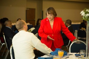 Dr. Mary M. White, who worked with Cooley in the College of Business, was instrumental in helping to establish the endowment. (Photo by Justin Hardiman/JSU)