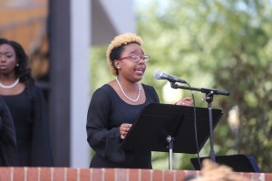 The JSU Chorale performs during the 138th Founders’ Day celebration. (Photo by Charles A. Smith/JSU)