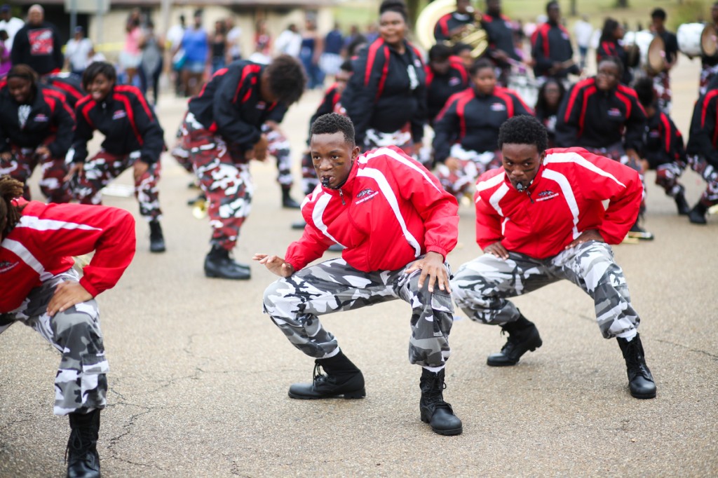 Dancers take over the streets as the jam to sounds of the beat. (Photo by Anissa Hidouk/JSU Photo)