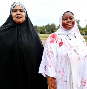 Stephanie Hameed of Canton attended the event as a chaperone with her 13-year-old daughter, Kyla Thurston, a Northwest Rankin student. (Photo by Deontae Williams/JSU)