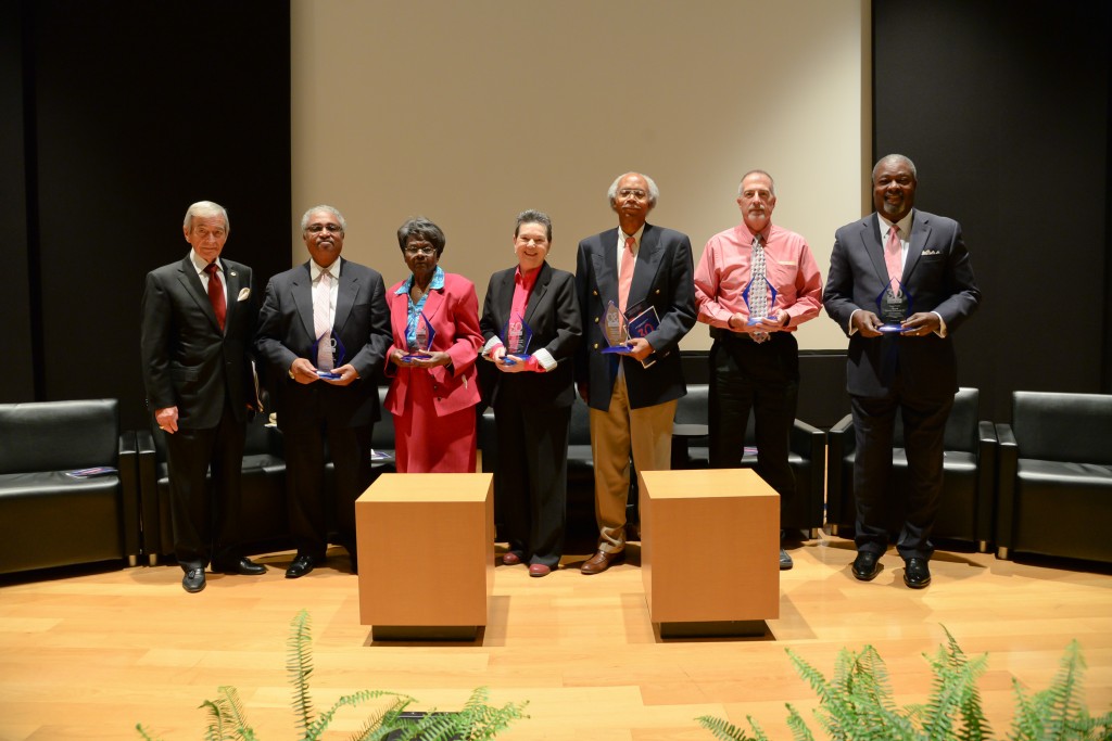 Jackson State University and its partners recognized the contributions of pioneers and former leaders who, in 1985, helped change the City of Jackson’s form of government, as well as honored those who made other significant political contributions during a volatile time in history. (Photo by Darek Ashley/JSU)