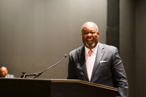 Former Mayor Harvey Johnson Jr. was the city’s first African-American mayor under the mayor-City Council form of government. He served three four-year terms: 1997, 2001 and 2009. (Photo by Darek Ashley/JSU)