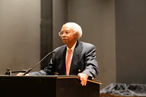Dr. E.C. Foster served as president of the 1985 City Council. He said there was a healthy tension between the executive branch and the council. (Photo by Darek Ashley/JSU)