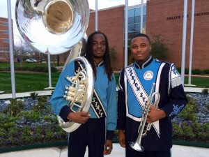 Holman, left, and Hinton will were selected for the prestigious honor because of their stellar talents.