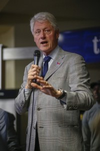 Clinton says Mississippi has too many people in prison and should consider expanding Medicaid. (Photo by Charles A. Smith/JSU)