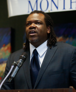 Visiting JSU professor Dr. Isiah Marshall, who will soon become associate dean in the School of Social Work, said, “We must provide early intervention with family and allow individuals to make better decisions before they end up in the child welfare system or juvenile justice system. (Photo by Anissa Hidouk/JSU)