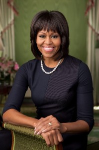 First Lady Michelle Obama will speak at 10:30 a.m. Saturday, April 23, at the Veterans Memorial Stadium.