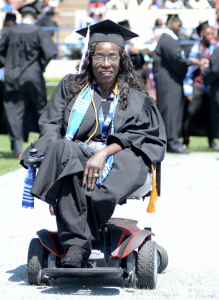 Melissa Cooper describes Michelle Obama as her inspiration. (Photo by Charles A. Smith/JSU)