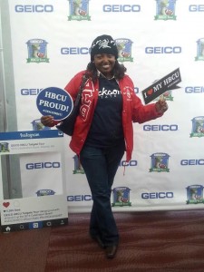 Alesha Russey, a JSU alum, helped Jackson State University achieve a financial reward from GEICO’s Social Giveback Program.