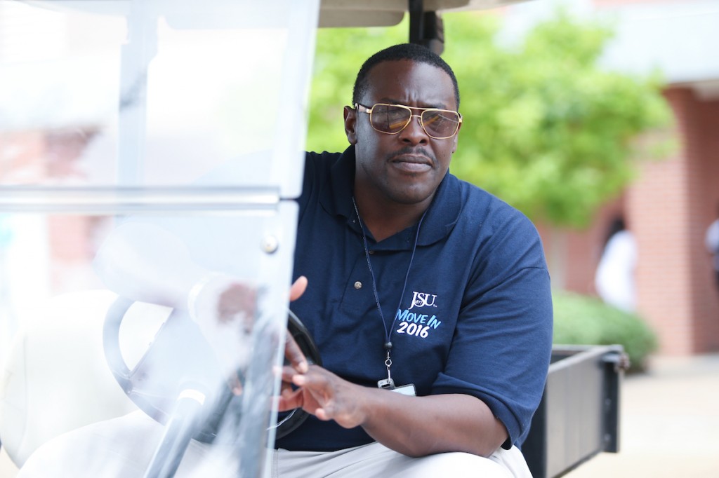 Dr. Vance Siggers, JSU’s executive director of Housing and Residence Life, said he was most impressed with the teamwork that the university displayed – from administrators, faculty, staff, students and alumni. (Photo by Charles A. Smith)