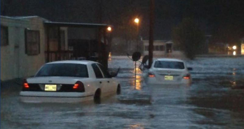 Severe flooding in Mississippi has crippled communities in Crosby.