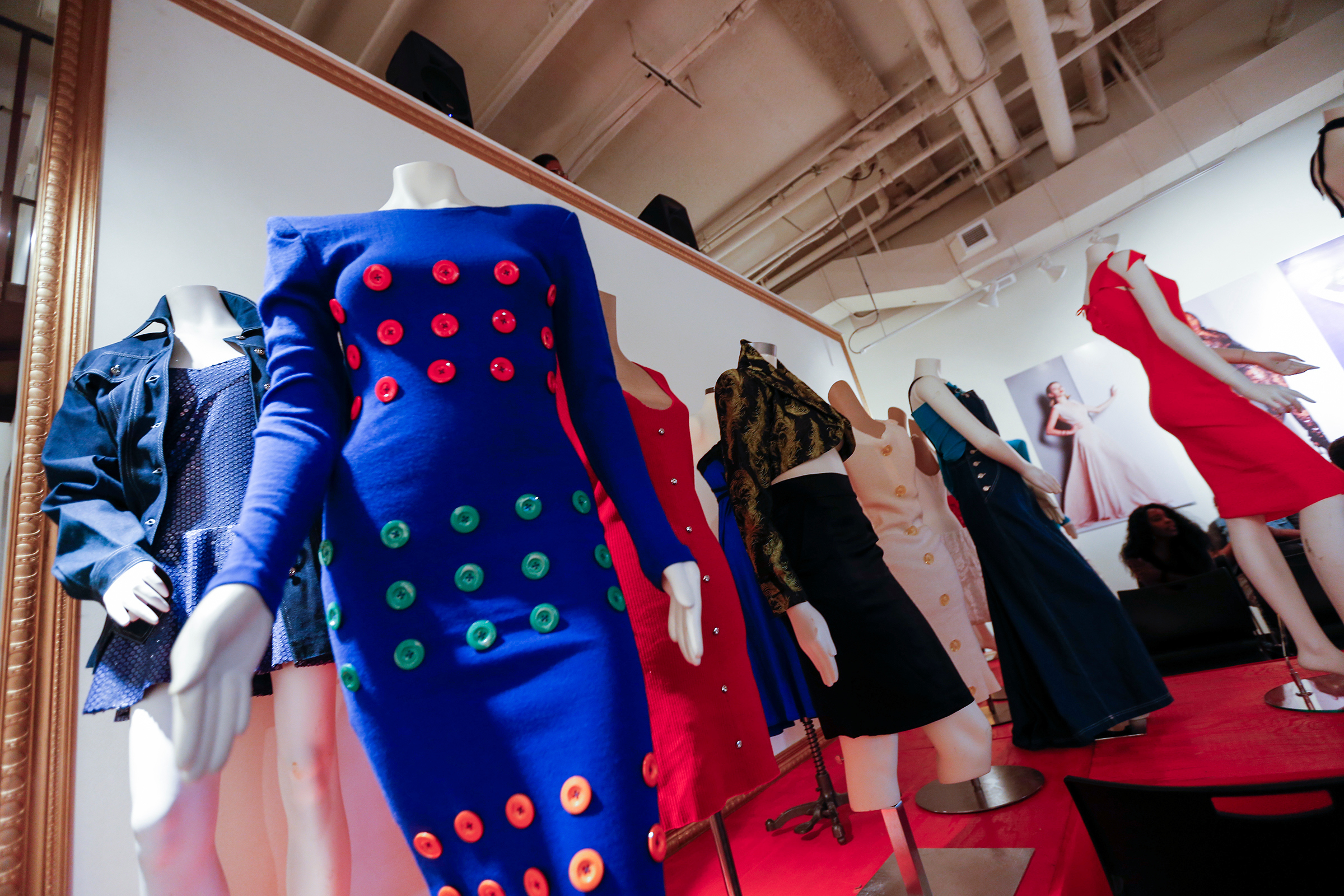 JSU Gallery1 Director Shon McCarthy secured 25 original Patrick Kelly designs from the Philadelphia Museum of Art. (Photo by Charles A. Smith/JSU)