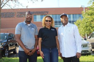 JSU supporters are elated over the benevolence by the Jackson State University community. (Photo by Kentrice S. Rush/JSU)