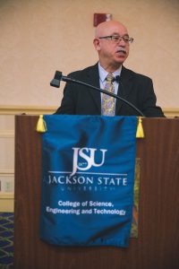 Centeno was the first keynote speaker for the three-day conference that started Monday at the downtown Marriott. Photo by Justin Hardiman/JSU.