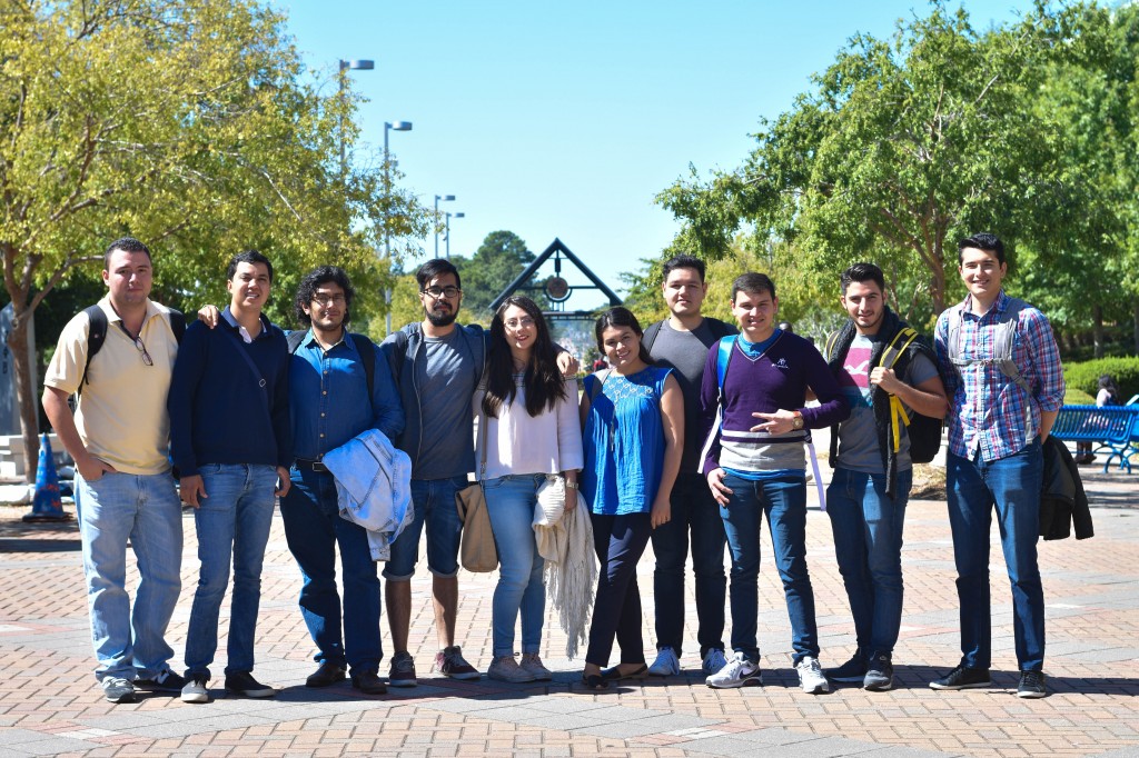 Ten exchange students have joined the Tiger family. (Photo by William Kelly III/Courtesy of The Blue & White Flash)