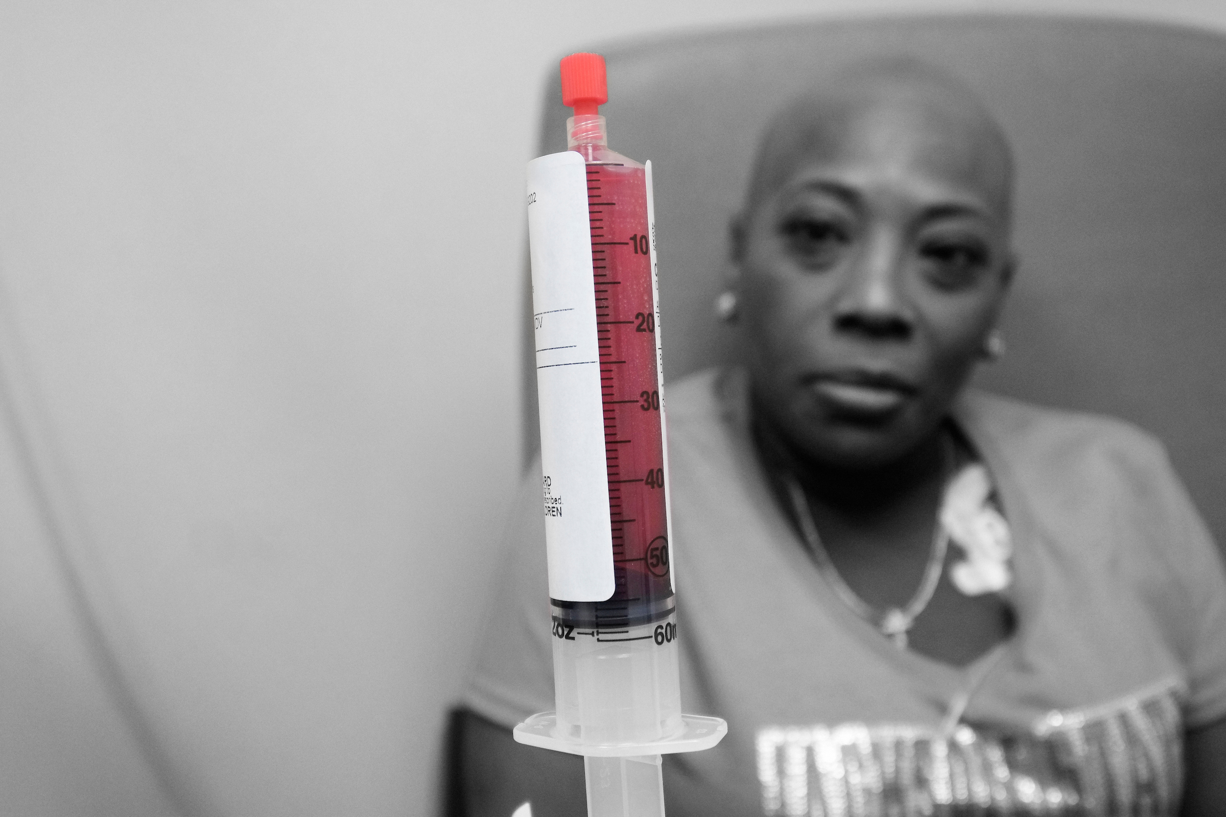For Carter-Simmers, regular visits to the hospital require a lot of patience and willpower. (Photo by Charles A. Smith/JSU)