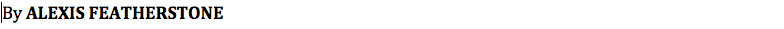 ALEXIS FEATHERSTONE