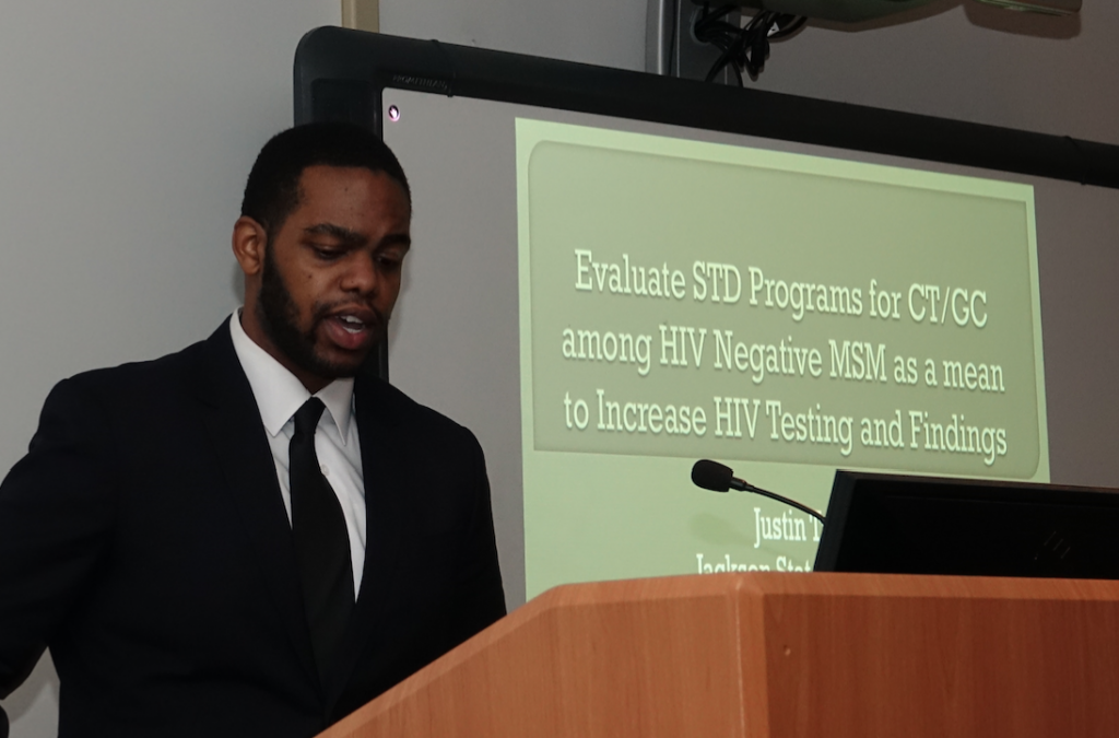 During the colloquium, Justin Taylor delivered his study: “Evaluate STD Programs for CT/GC among HIV negative MSM as a means to increase HIV Testing and Findings.”