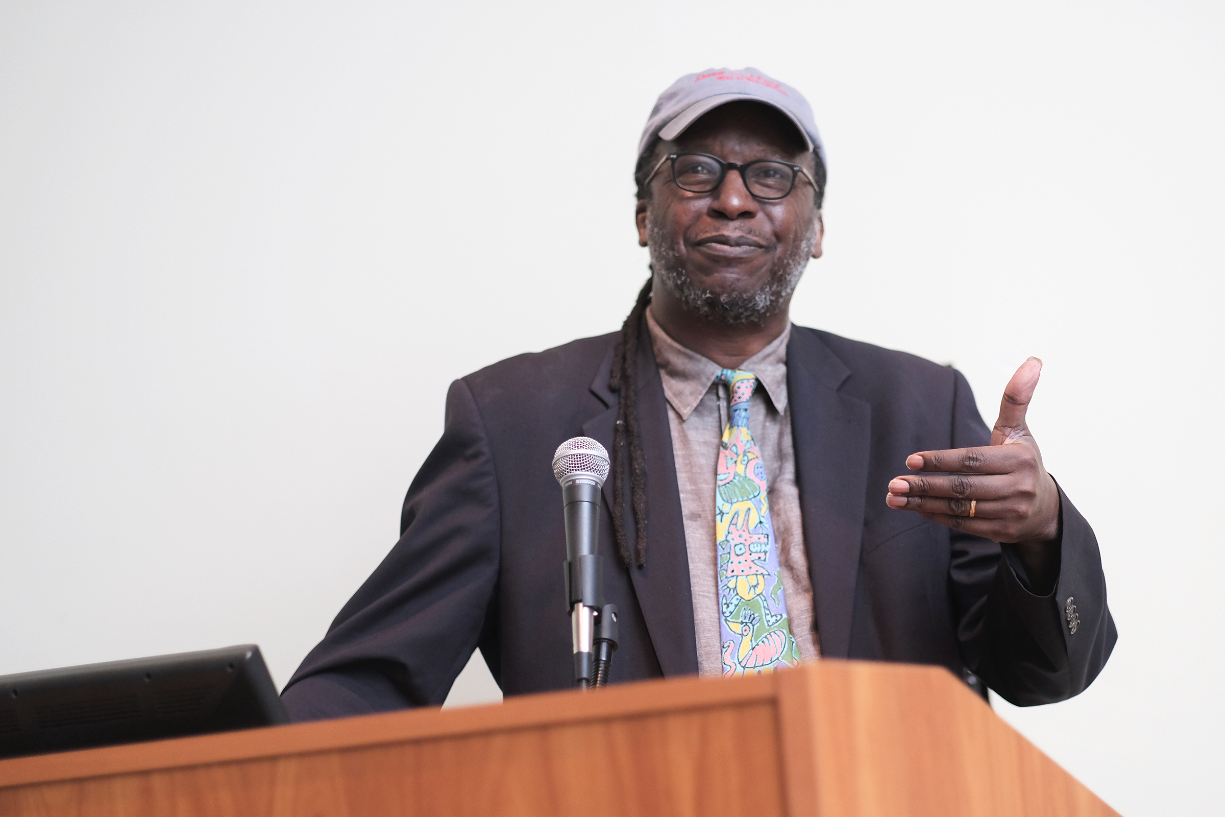 The Margaret Walker Center hosted the 11th annual Creative Arts Festival on the campus of Jackson State University April 12 -13. This year’s keynote speaker was Cornelius Eady, accomplished writer and founder of Cave Canem - national organization for African American poetry and poets. (Charles A. Smith/University Communications)