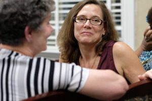 Heidi Barnett attended the discussion because she is an advocate of learning and discussing the unknown. (Charles A. Smith, JSU)