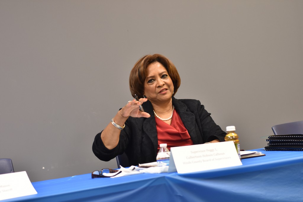 Hinds County Supervisor Peggy Calhoun said “Mississippi must get a handle of the situation before problems of the mentally ill overwhelm us.” (Photo by William Kelly III/JSU)
