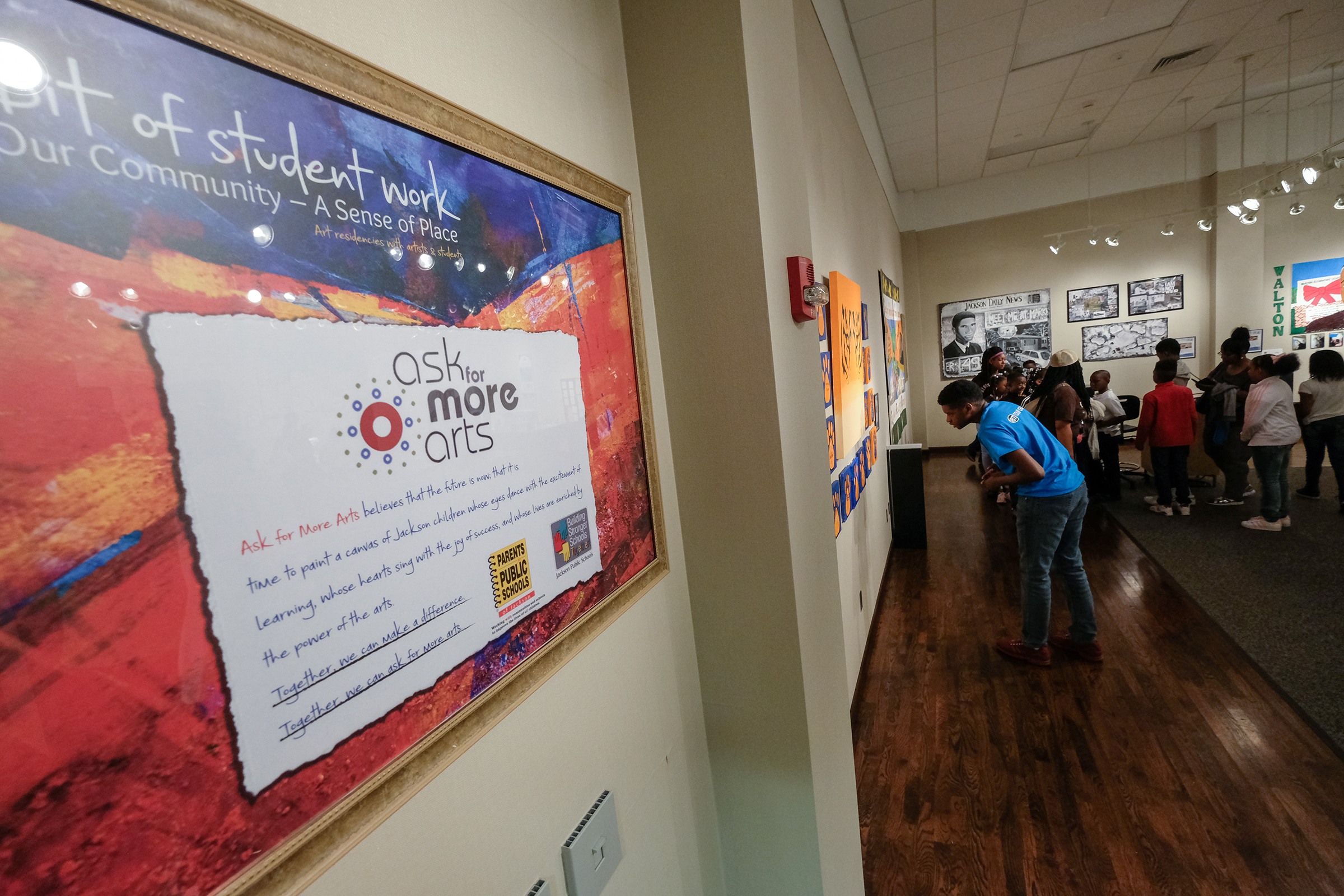 “Ask For More Arts” is a grant-funded program by the Ford Foundation to help facilitate learning using the arts at JPS institutions. (Photo by Charles A. Smith/JSU.)