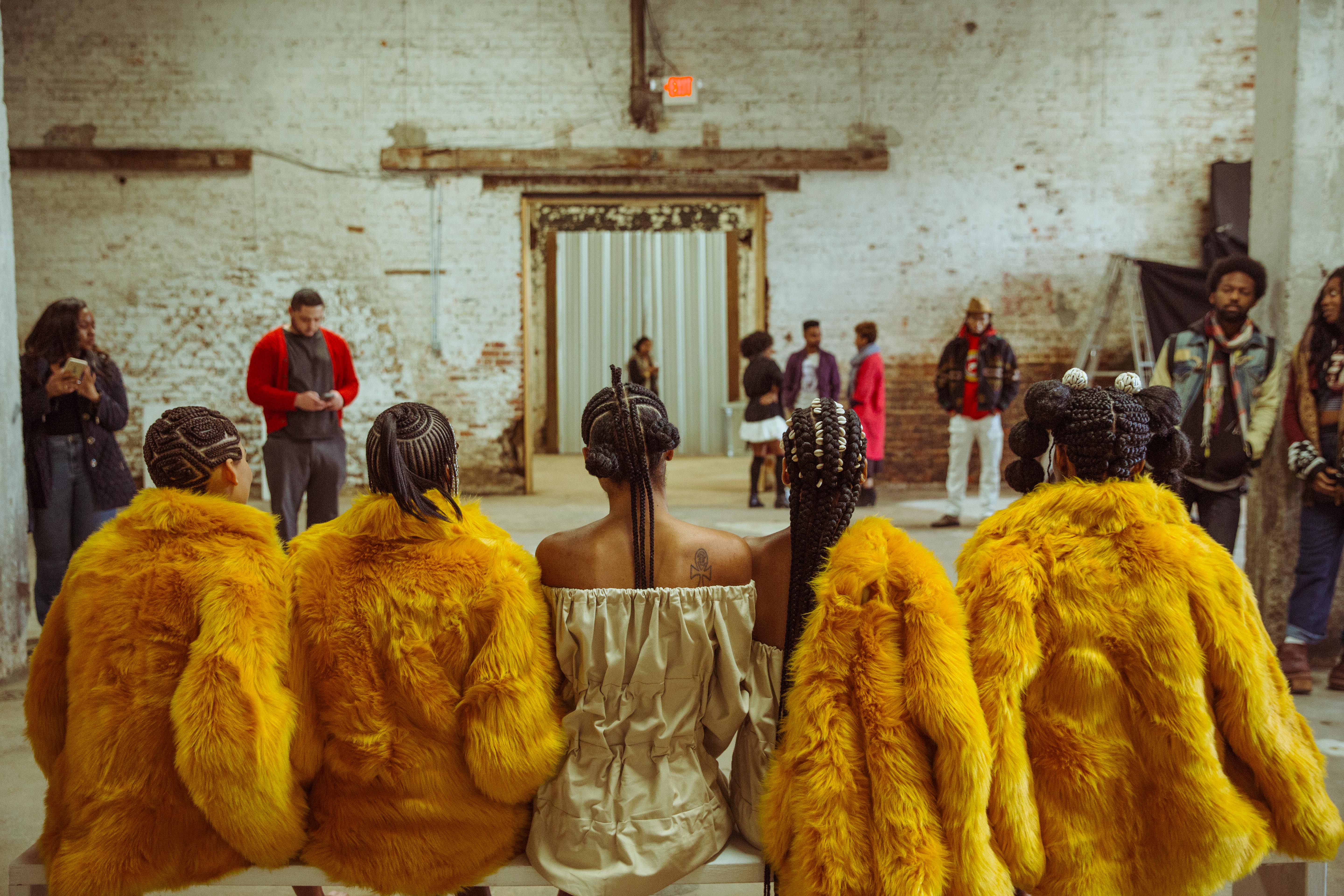Models at the Shani Crowe natural hair show put on in part by Solange Knowles style brand Saint Heron. (Photo by Justin Hardiman/special to JSU)