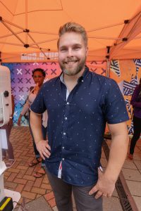 Michael Coursey, Truth marketing manager, works to eliminate the selective targeting of minority and marginalized groups by Big Tobacco. (Photo by Charles A. Smith/JSU)
