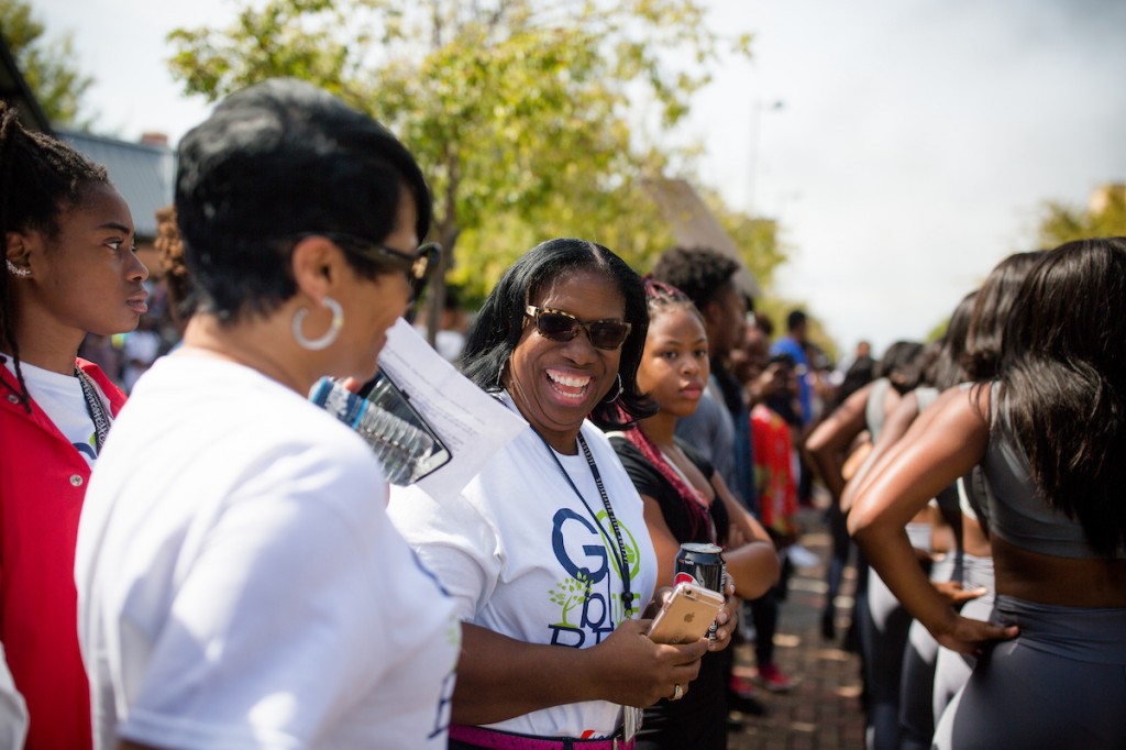 For Dr. Kimberly Hilliard, executive director in the Office of Community Engagement, there’s no cost to recycling a smile. (Photo by Anissa Hidouk/JSU)