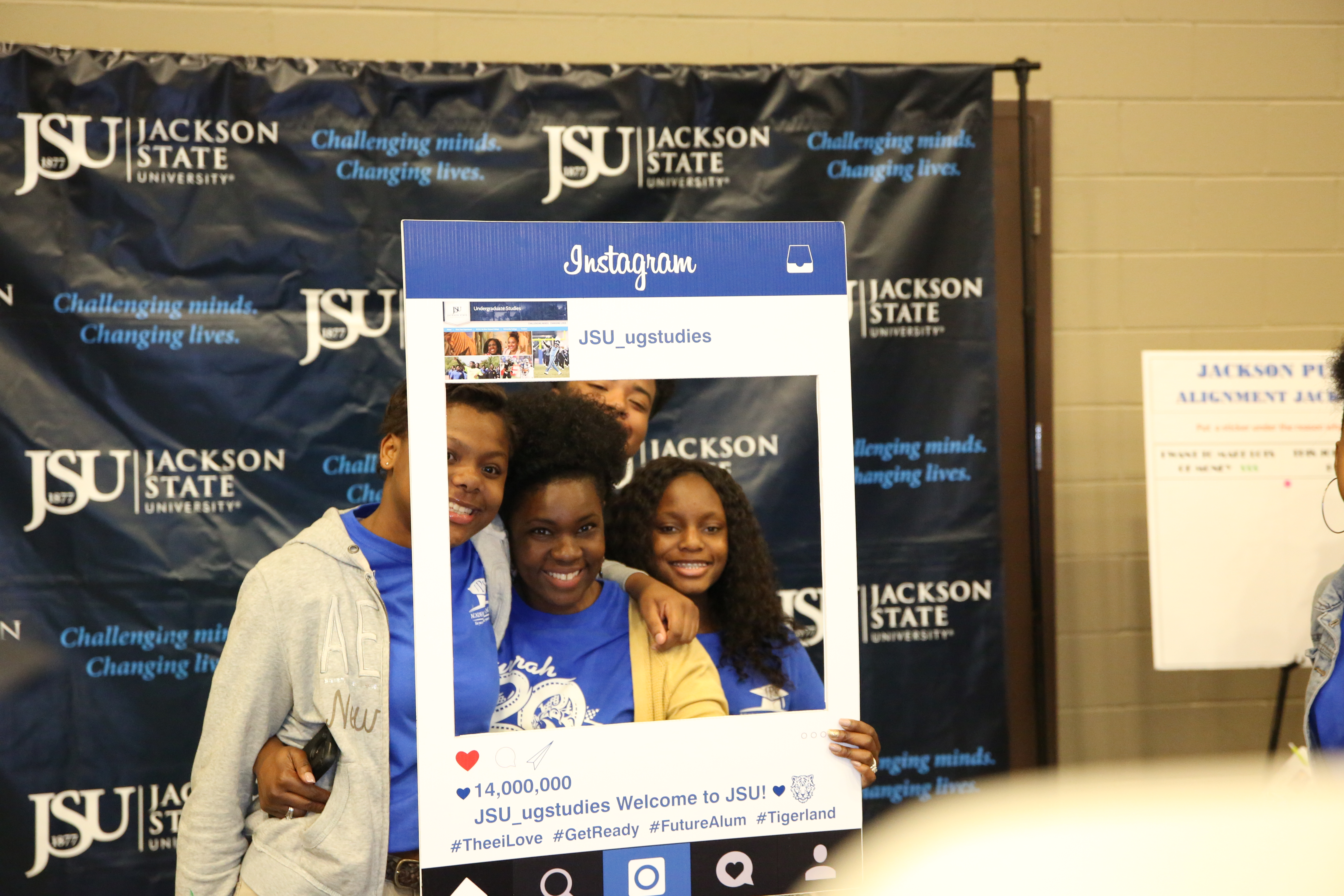 Jackson Public Schools ninth-graders attend a career fair hosted by United Way Central Area and supported by Jackson State University. (Photo by Spencer L. McClenty/JSU)