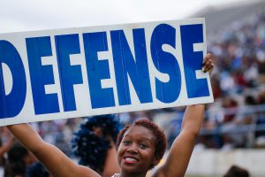 A fan rallies JSU to action.