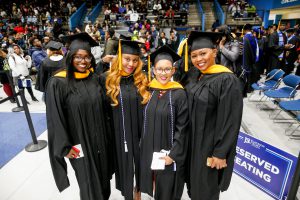 The combined ceremony included participants earning graduate degrees. (Photo by Charles A. Smith/JSU)