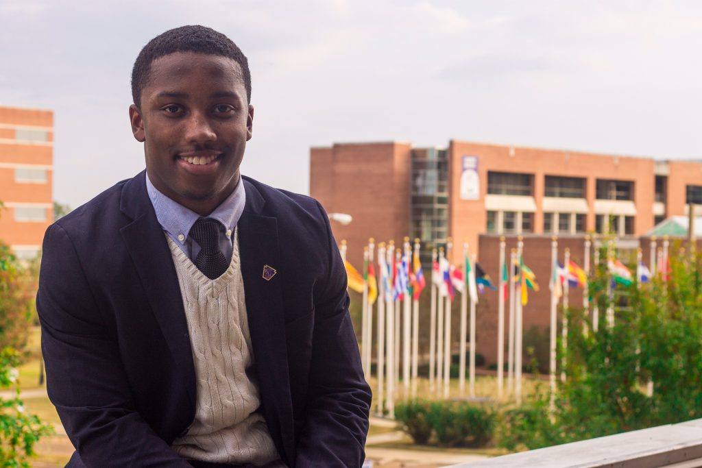 JSU student Jordan Jefferson attended the Harvard informational session during the spring semester, which was hosted by the Du Bois-Harvey Honors College, and expressed that he was going to apply until he got accepted. It just so happens that Jefferson applied once and got accepted. (Photo special to the JSU newsroom)