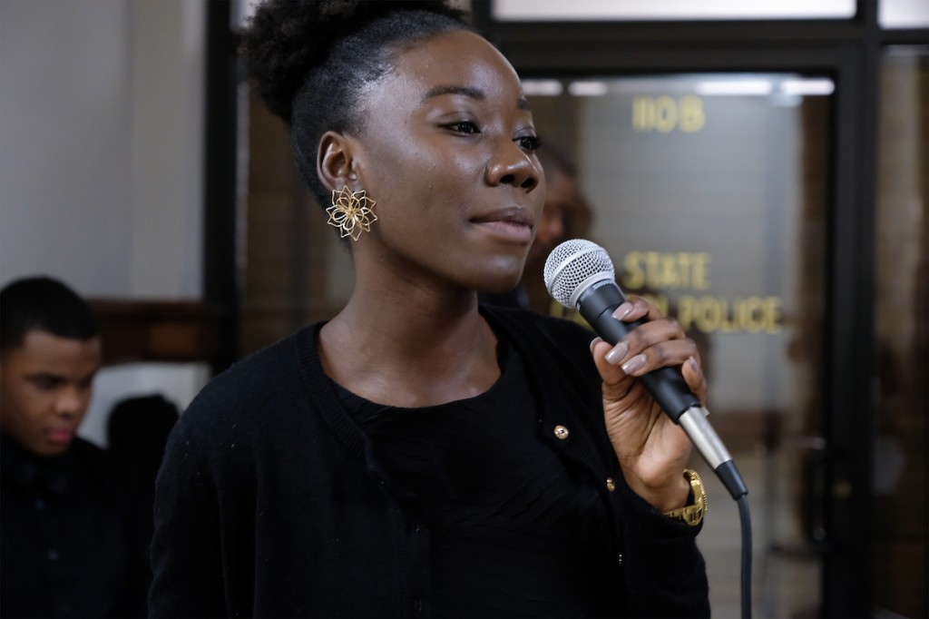 The JSU Jazz Ensemble filled the Capitol with music and songs. (Photo by Charles A. Smith/JSU)