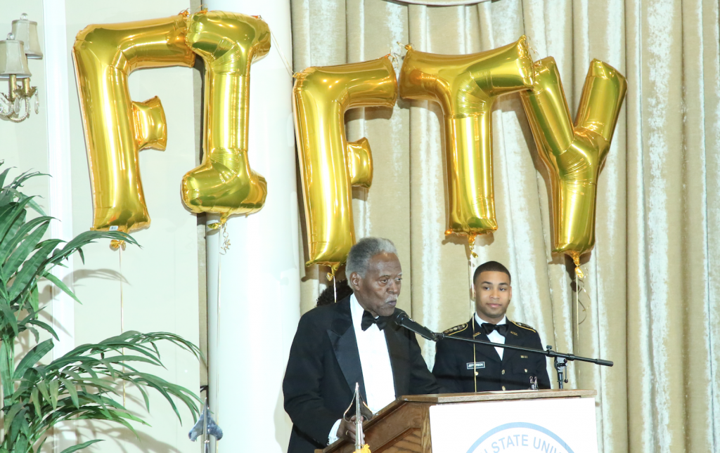 Dr. John A. Peoples Jr., president emeritus at JSU, founded ROTC at Jackson State University a half-century ago. “Bringing ROTC at Jackson State University was not an easy thing. There was so much opposition to it on the part of the powers that be,” he said.