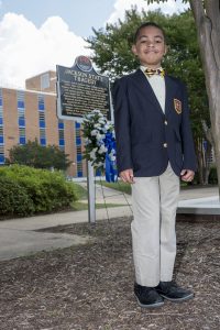 Aeneas proudly absorbs the history of JSU, where he hopes to make a difference on day.